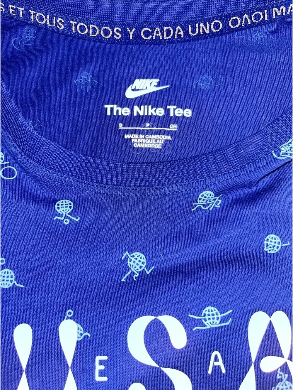 Nike Team USA All Over Print Muscle Tank Top Women's Shirt Small FZ3384-417